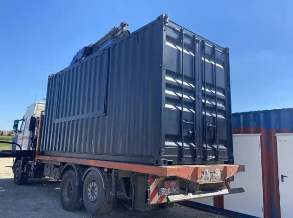 20 HC mit nach oben öffnendem Container für Restaurant