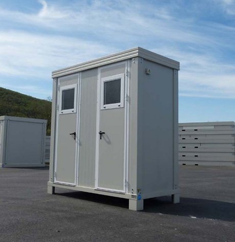 Neuer Sanitärcontainer SS1 mit 2 WCs und 2 Handwaschbecken