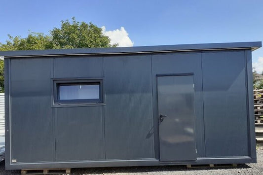 6×2,5 Sanitärcontainer WC + Dusche + WC