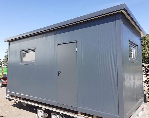 6×2,5 Sanitärcontainer WC + Dusche + WC