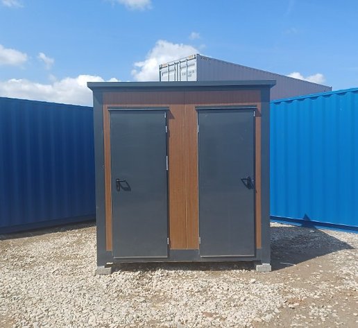 Doppel-Sanitärcontainer 2 WC/WC + Urinal