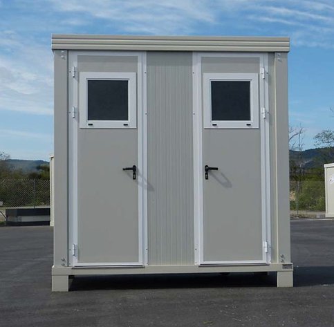 Neuer Sanitärcontainer SS1 mit 2 WCs und 2 Handwaschbecken