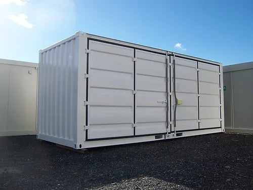 Container 15′ Lagerung mit offener Seite