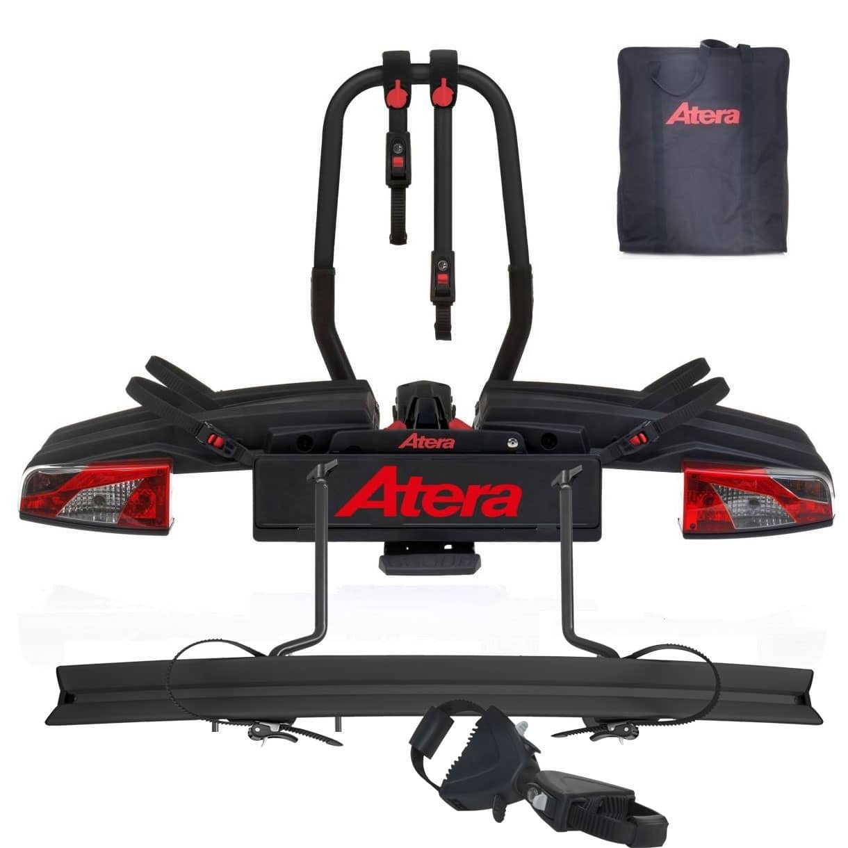 ATERA Strada Sport M 3 Fahrradträger 022695 für 4 Räder 3+1 Black