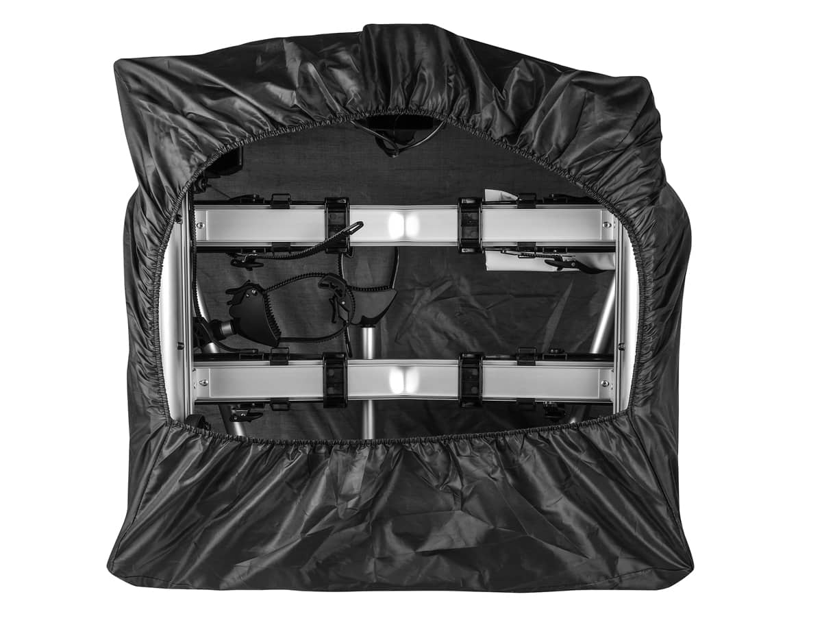EUFAB SD260 Fahrradträger für 2 Räder Hecktüren 11596 inkl. Tasche