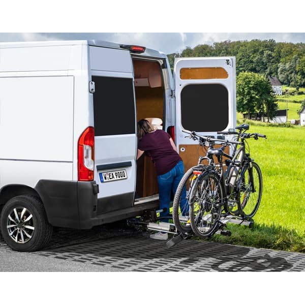 EUFAB SD260 Fahrradträger ausziehbar für 2 Räder Hecktüren 11596
