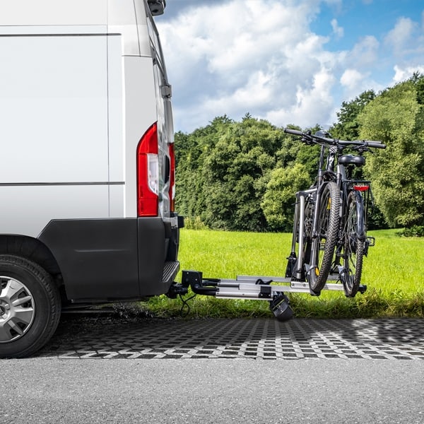 EUFAB SD260 Fahrradträger ausziehbar für 2 Räder Hecktüren 11596