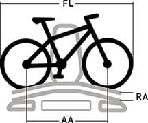 ATERA Strada Sport M 3 Fahrradträger 022695 für 4 Räder 3+1 Black