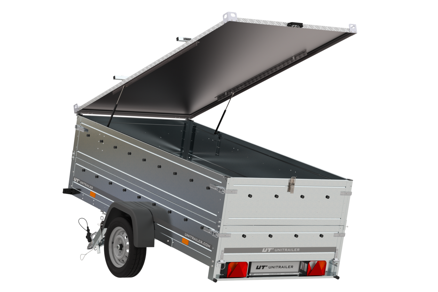 Anhänger GARDEN TRAILER 264 KIPP mit Bordwandaufsatz und Aludeckel