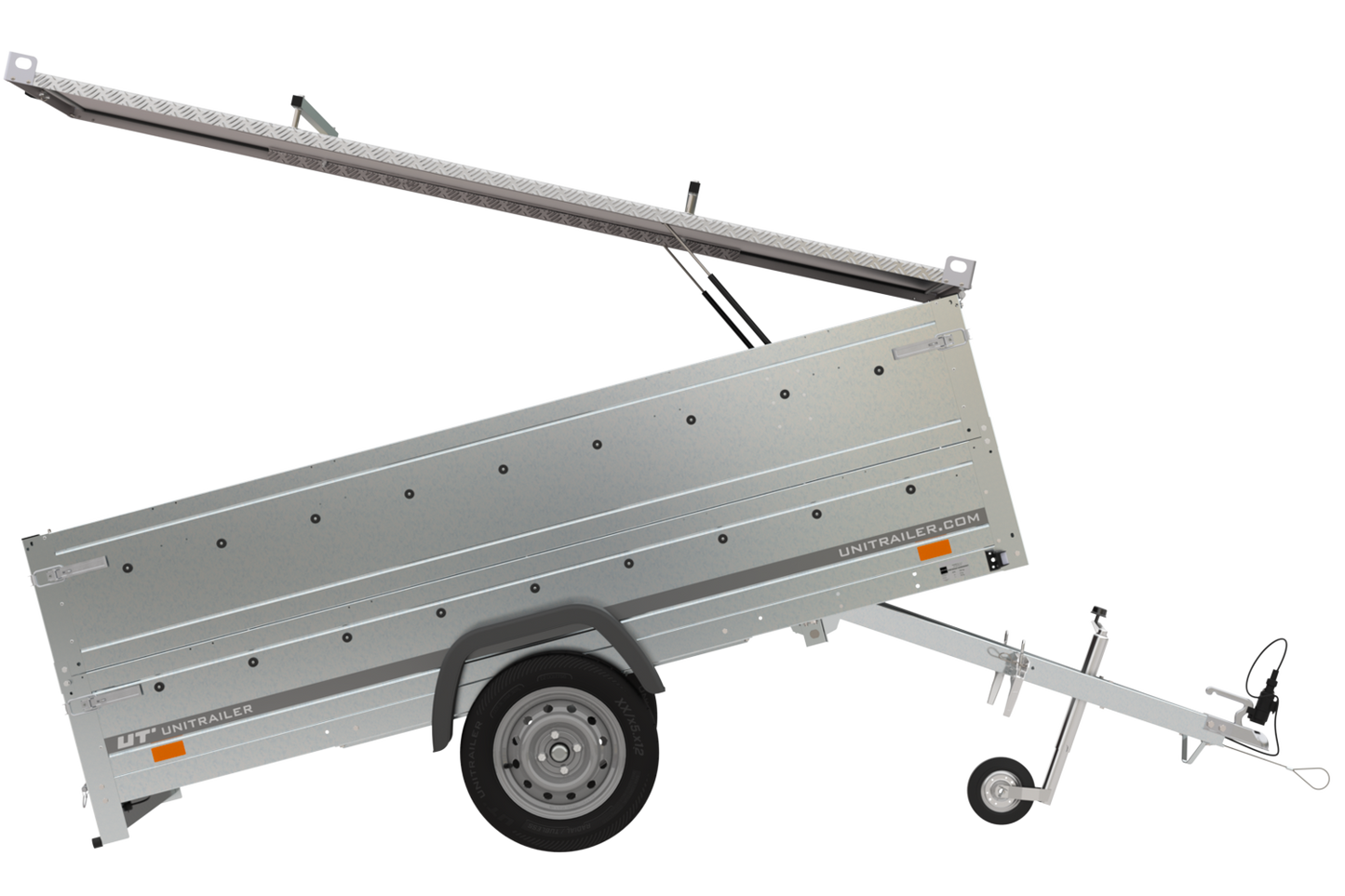 Anhänger GARDEN TRAILER 264 KIPP mit Bordwandaufsatz und Aludeckel
