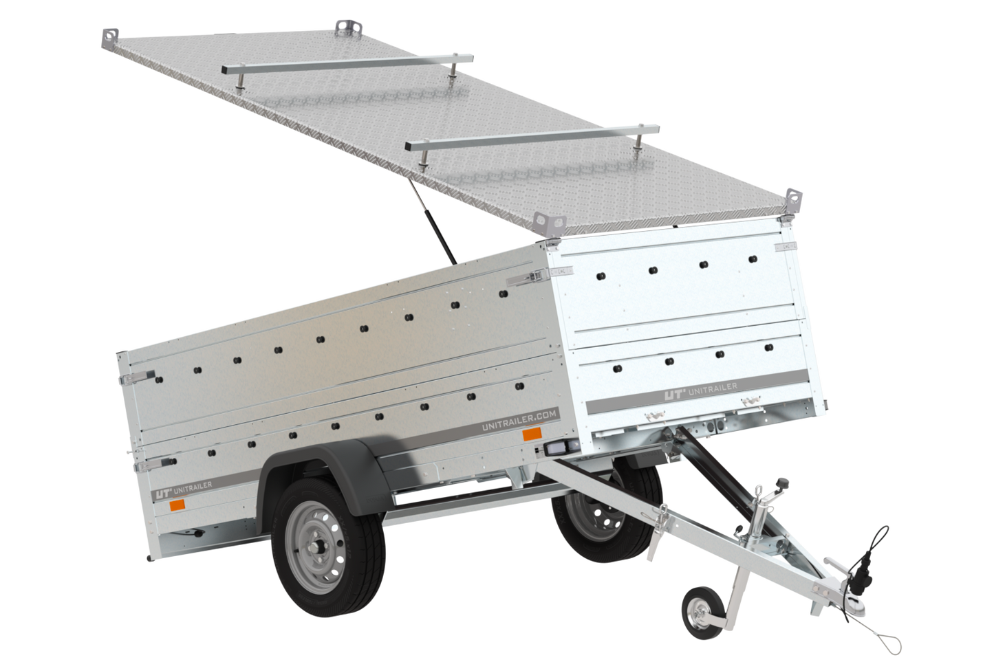 Anhänger GARDEN TRAILER 264 KIPP mit Bordwandaufsatz und Aludeckel