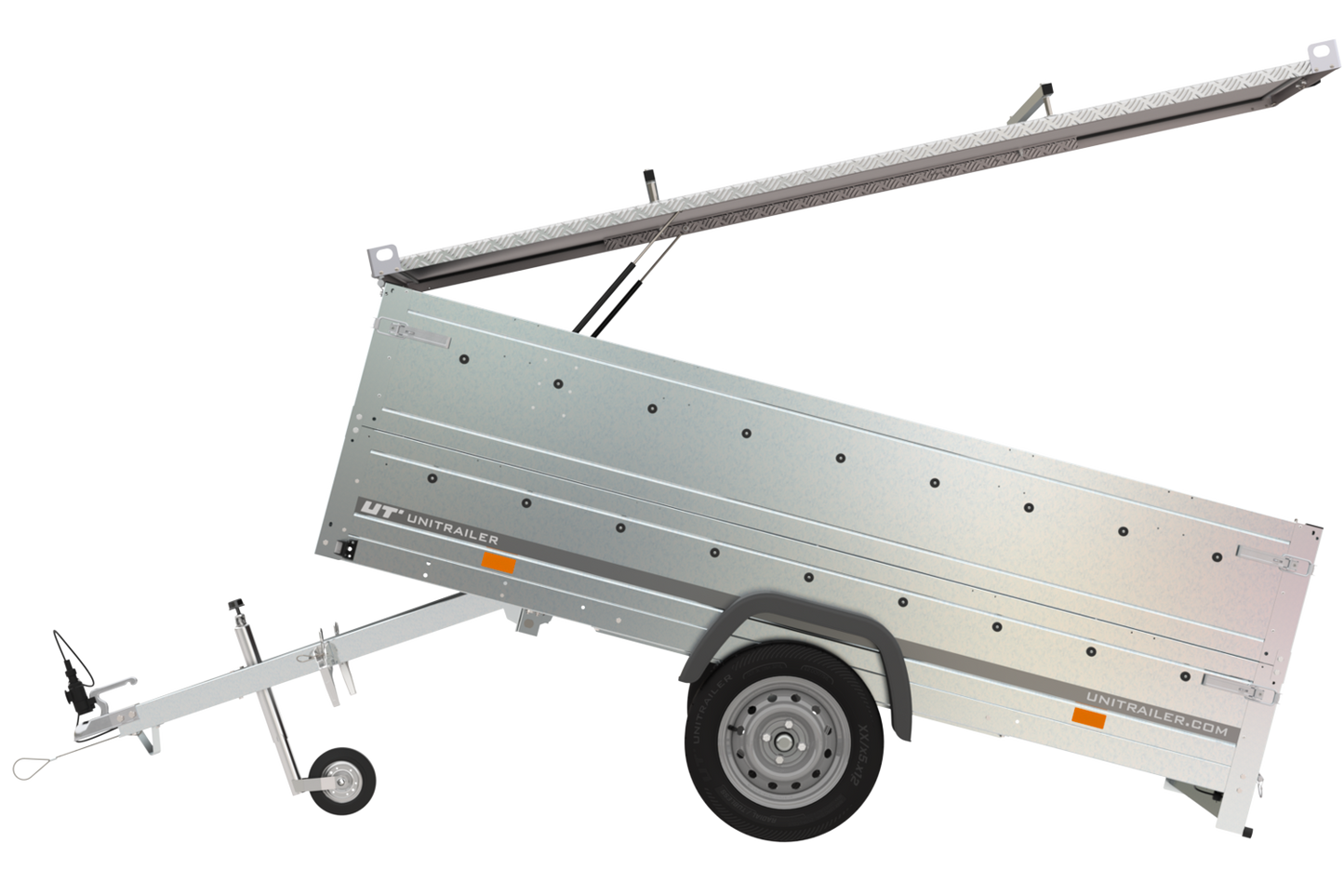 Anhänger GARDEN TRAILER 264 KIPP mit Bordwandaufsatz und Aludeckel