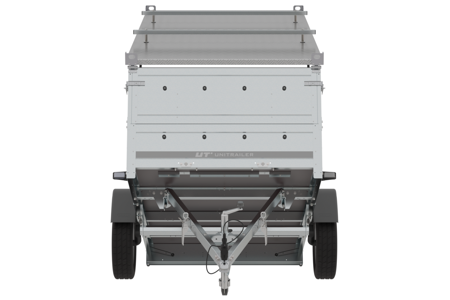 Anhänger GARDEN TRAILER 264 KIPP mit Bordwandaufsatz und Aludeckel