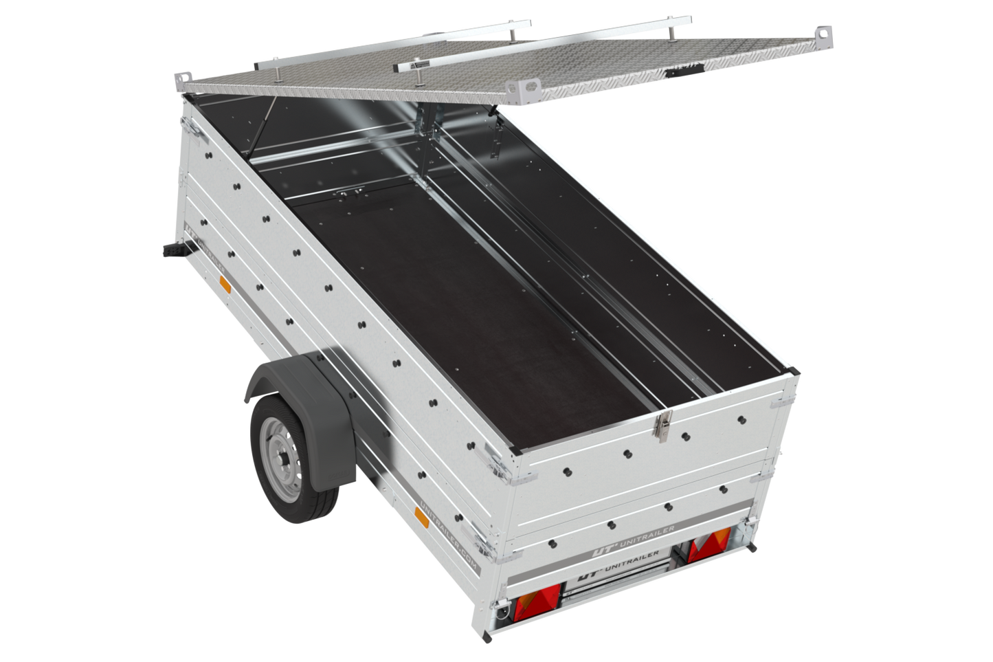 Anhänger GARDEN TRAILER 264 KIPP mit Bordwandaufsatz und Aludeckel