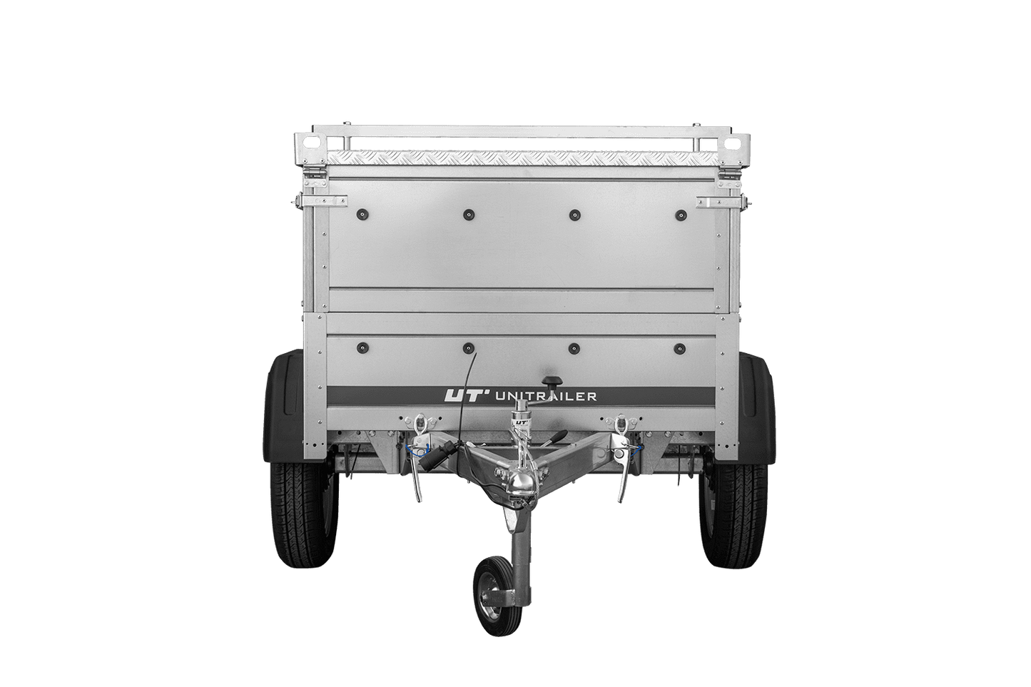 Einachsanhänger 150x106 UNITRAILER GARDEN 150 KIPP mit BIS-Seitenwänden und Aluminiumabdeckung