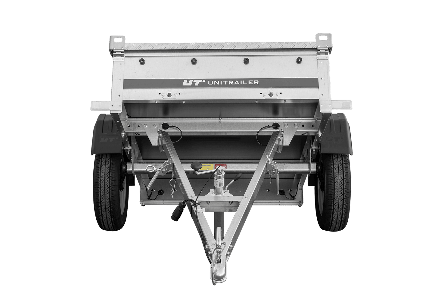 Einachsanhänger 750 kg 150x106 Garden Trailer 150 KIPP mit Alu-Deckel