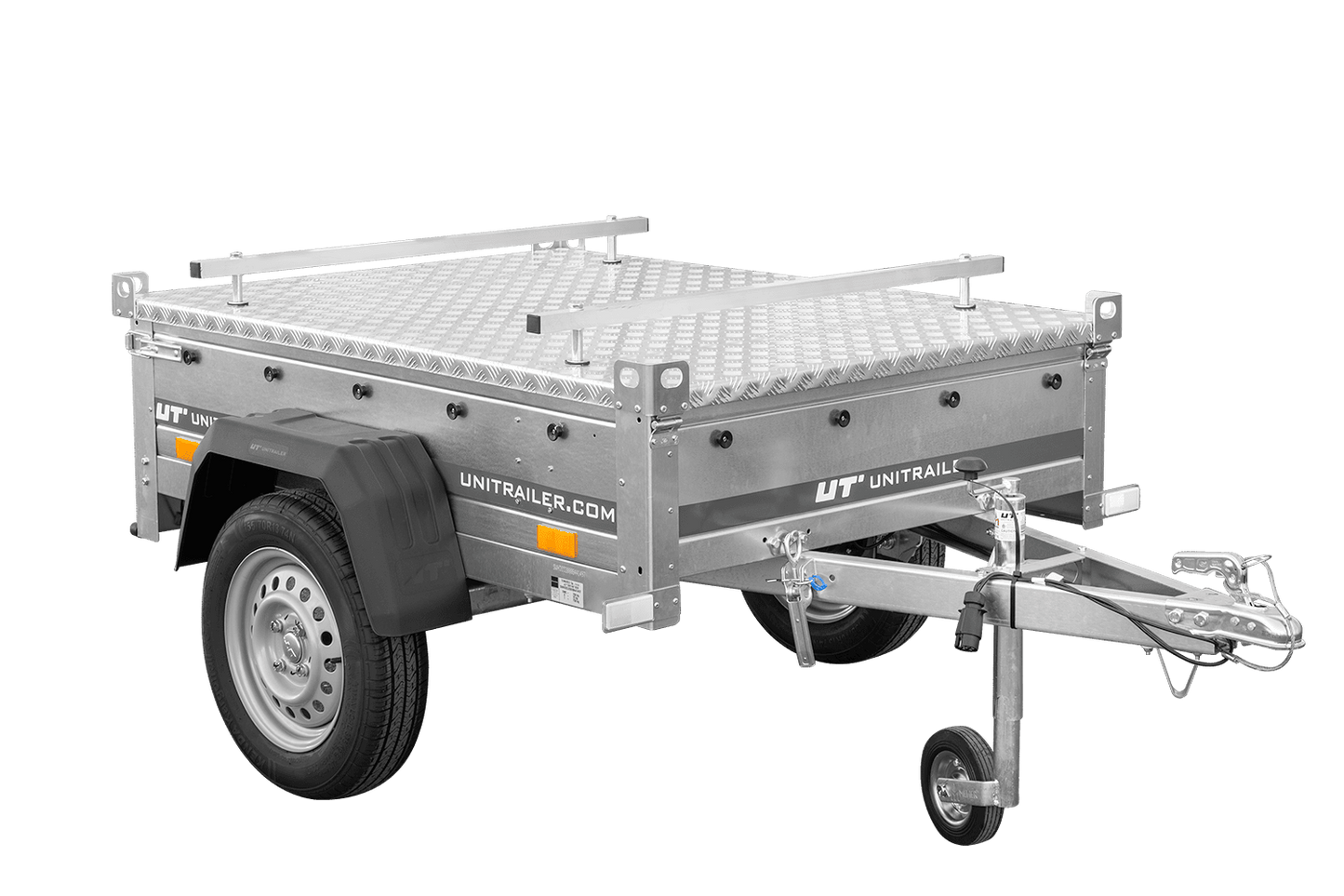 Einachsanhänger 750 kg 150x106 Garden Trailer 150 KIPP mit Alu-Deckel