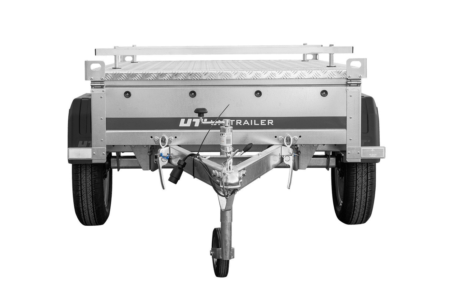 Einachsanhänger 750 kg 150x106 Garden Trailer 150 KIPP mit Alu-Deckel