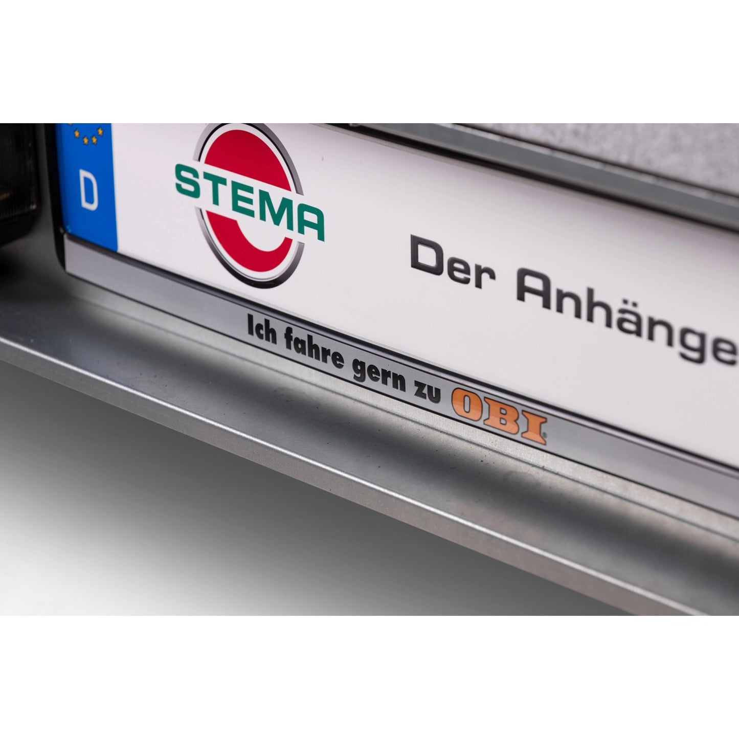 Stema Anhängerset Variolux 850 gebremst inkl. Bordwandaufsatz + Flachplane