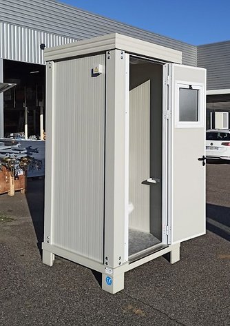 Neuer Sanitärcontainer S1 mit WC und Handwaschbecken