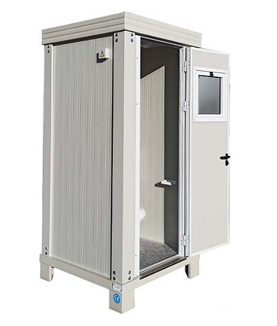 Neuer Sanitärcontainer S1 mit WC und Handwaschbecken