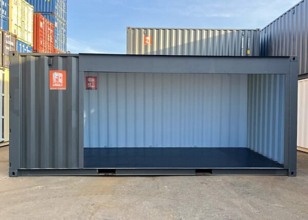 20-Fuß-Verkaufsstand für Versandcontainer mit Rolltor IICL6