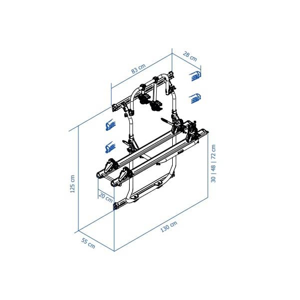 THULE Elite Van XT Fahrradträger für Fiat Ducato ab Baujahr 2006