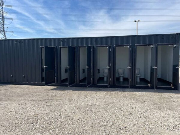 40 Fuß geteilter Toilettencontainer