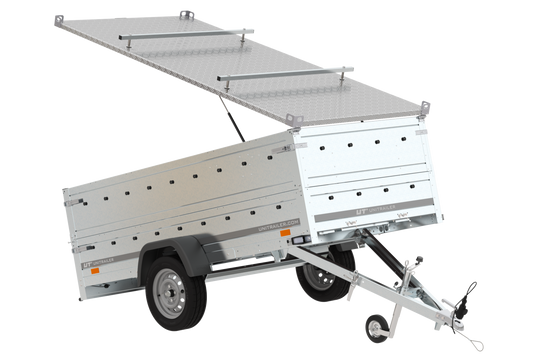 Anhänger GARDEN TRAILER 264 KIPP mit Bordwandaufsatz und Aludeckel