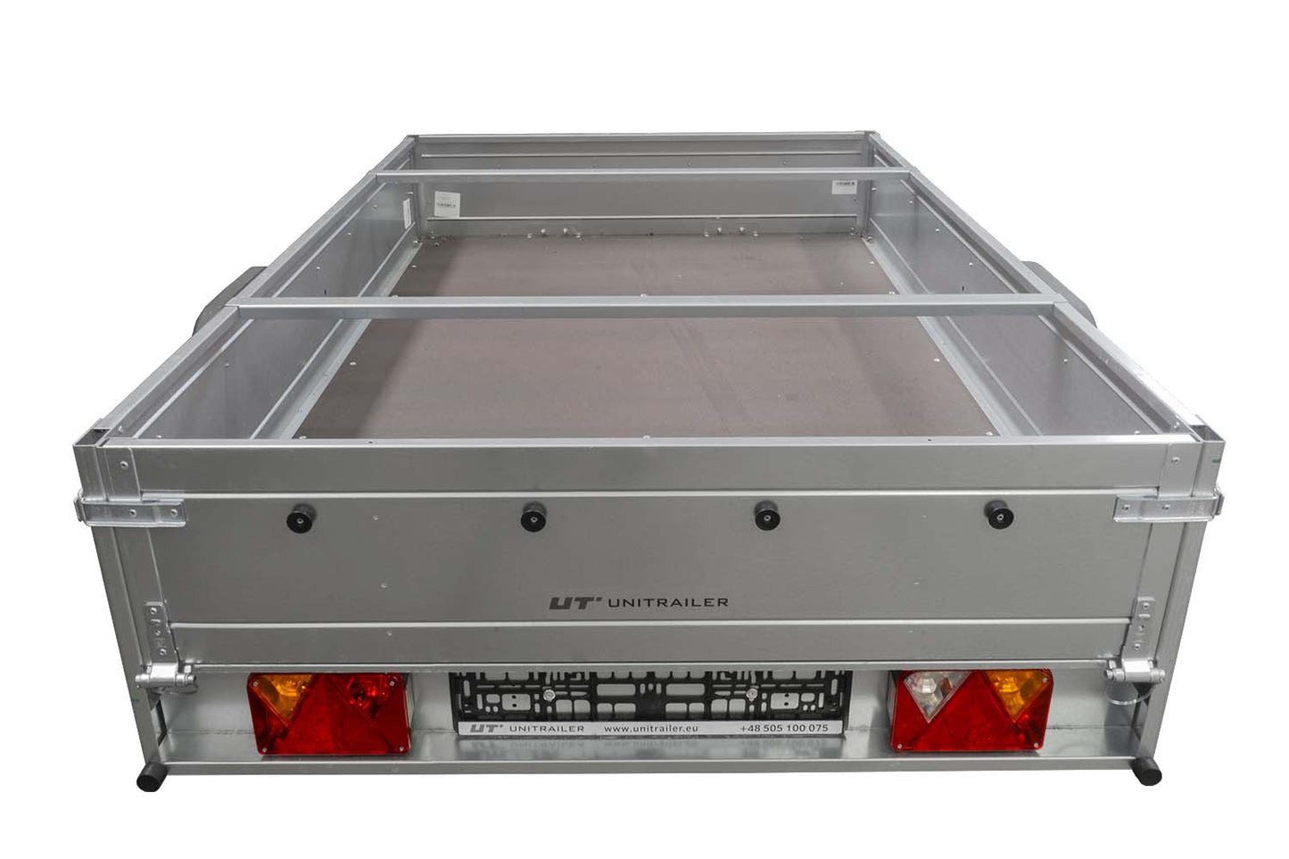 Anhänger für Pkws Garden Trailer 201 KIPP 200x125 cm 750 kg [mit Flachplane, Stützrad und Flachplaneträger]