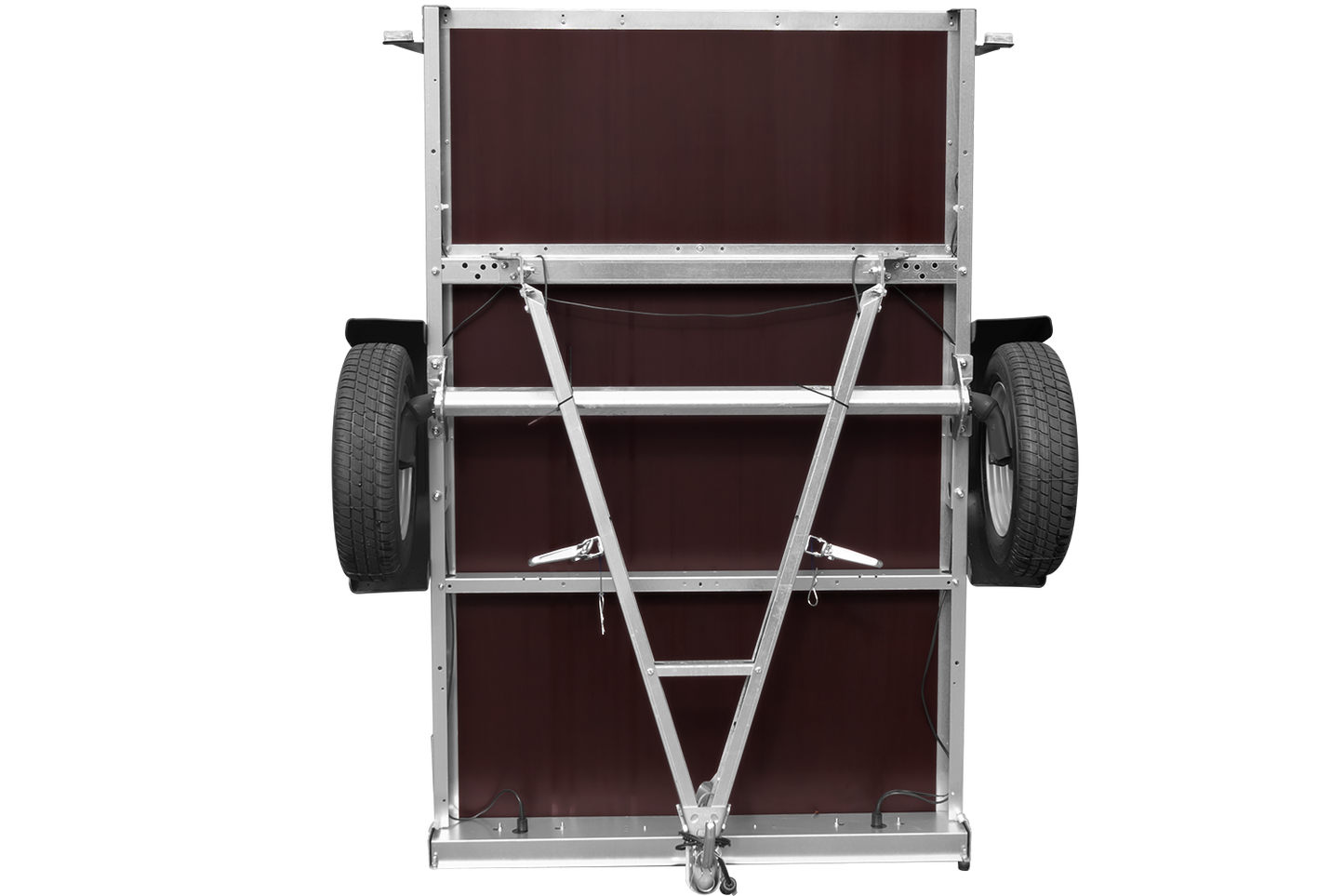Anhänger für Pkws Garden Trailer 201 KIPP 200x125 cm 750 kg [mit Flachplane, Stützrad und Flachplaneträger]