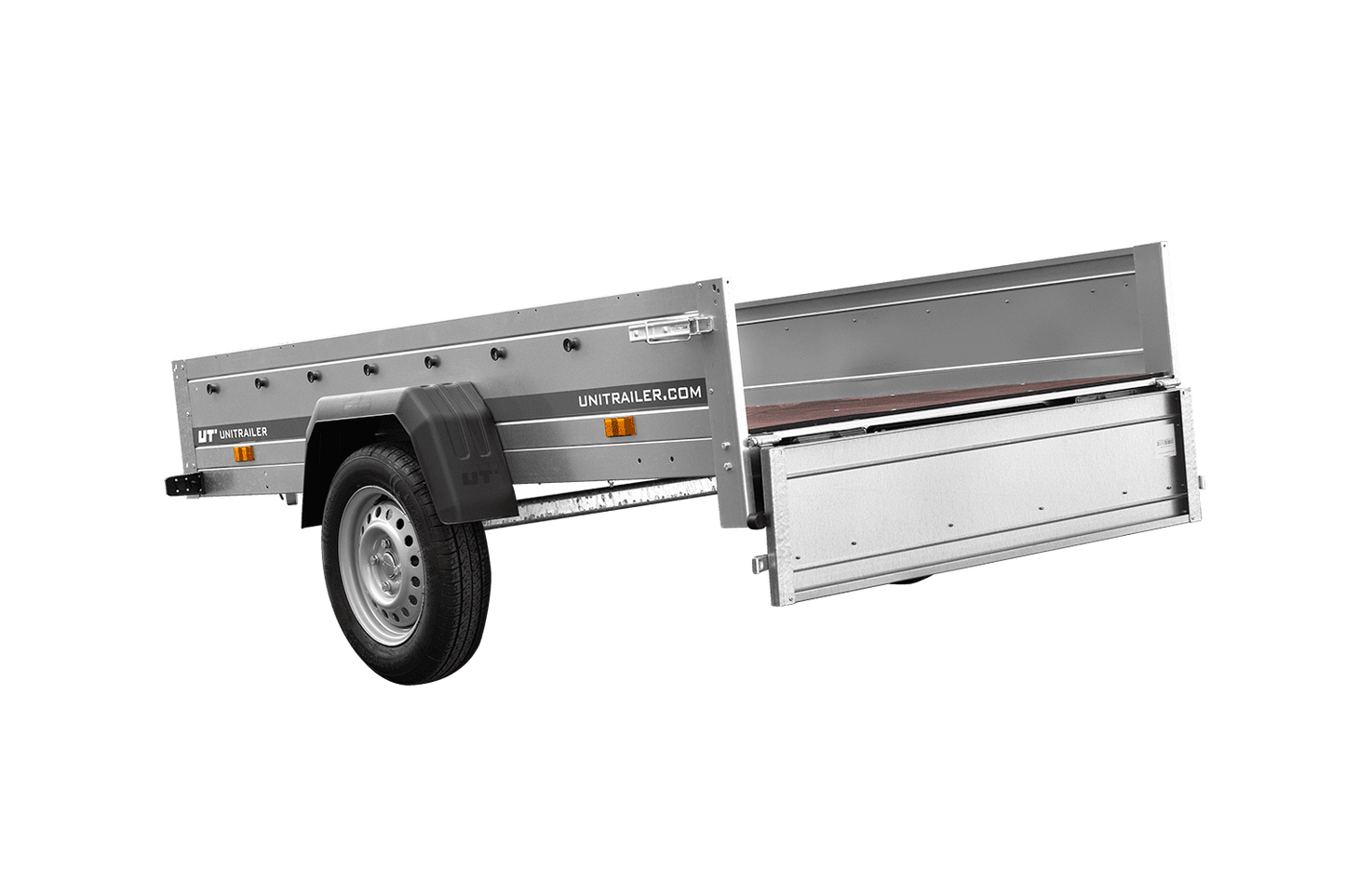 Einachsanhänger Unitrailer Garden Trailer 230 FD 230 x 125 cm mit Starrdeichsel 750 KG