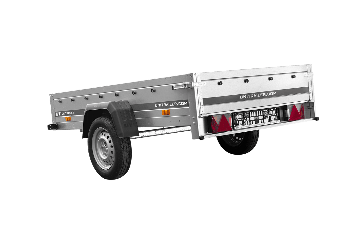 Einachsanhänger Unitrailer Garden Trailer 230 FD 230 x 125 cm mit Starrdeichsel 750 KG