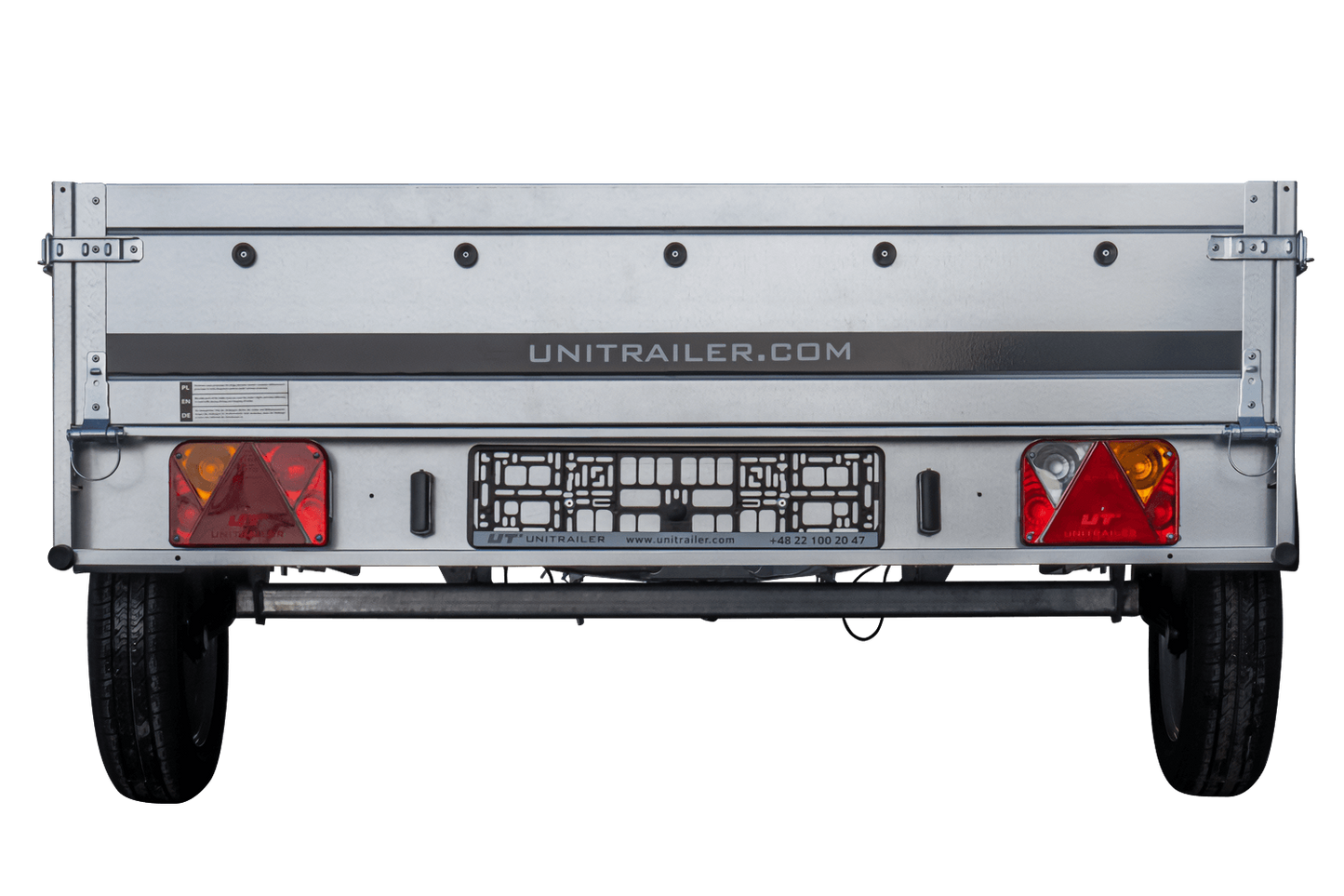 Einachsiger PKW-Anhänger 264x150 UNITRAILER GARDEN 265 KIPP