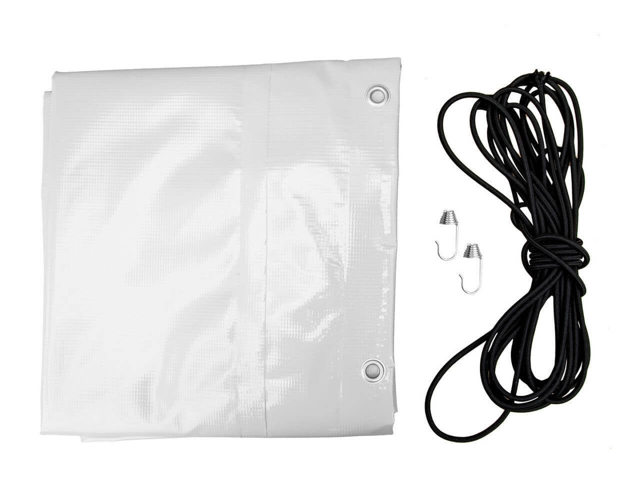 Gartenanhänger 200 Kipp mit Stützrad, H-0-Rahmen und grauer Plane