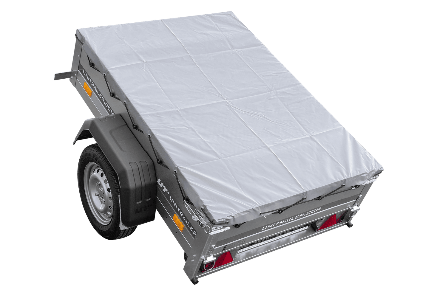 Kleinanhänger für Pkw Garden Trailer 150 KIPP 150x106 cm 750 kg [mit Flachplane, Planenträgern, Stützrad]