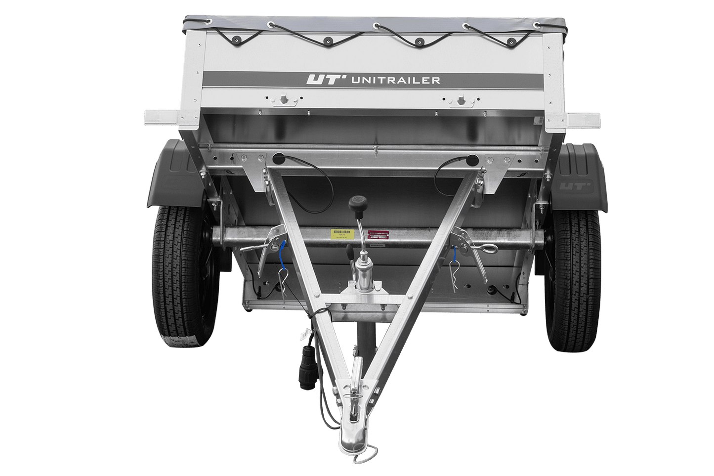 Kleinanhänger für Pkw Garden Trailer 150 KIPP 150x106 cm 750 kg [mit Flachplane, Planenträgern, Stützrad]