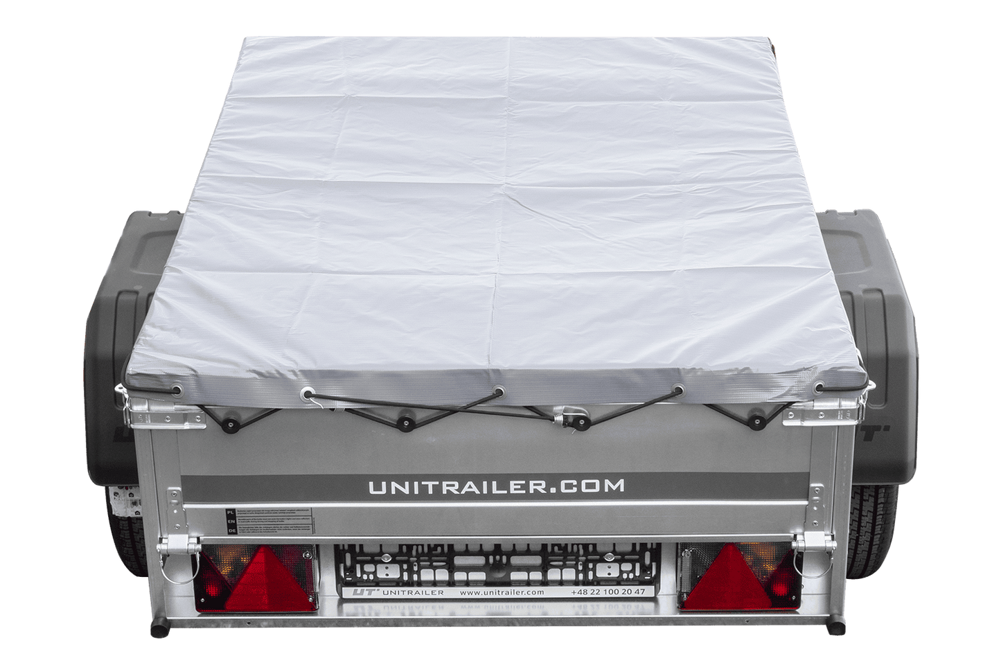 Kleinanhänger für Pkw Garden Trailer 150 KIPP 150x106 cm 750 kg [mit Flachplane, Planenträgern, Stützrad]