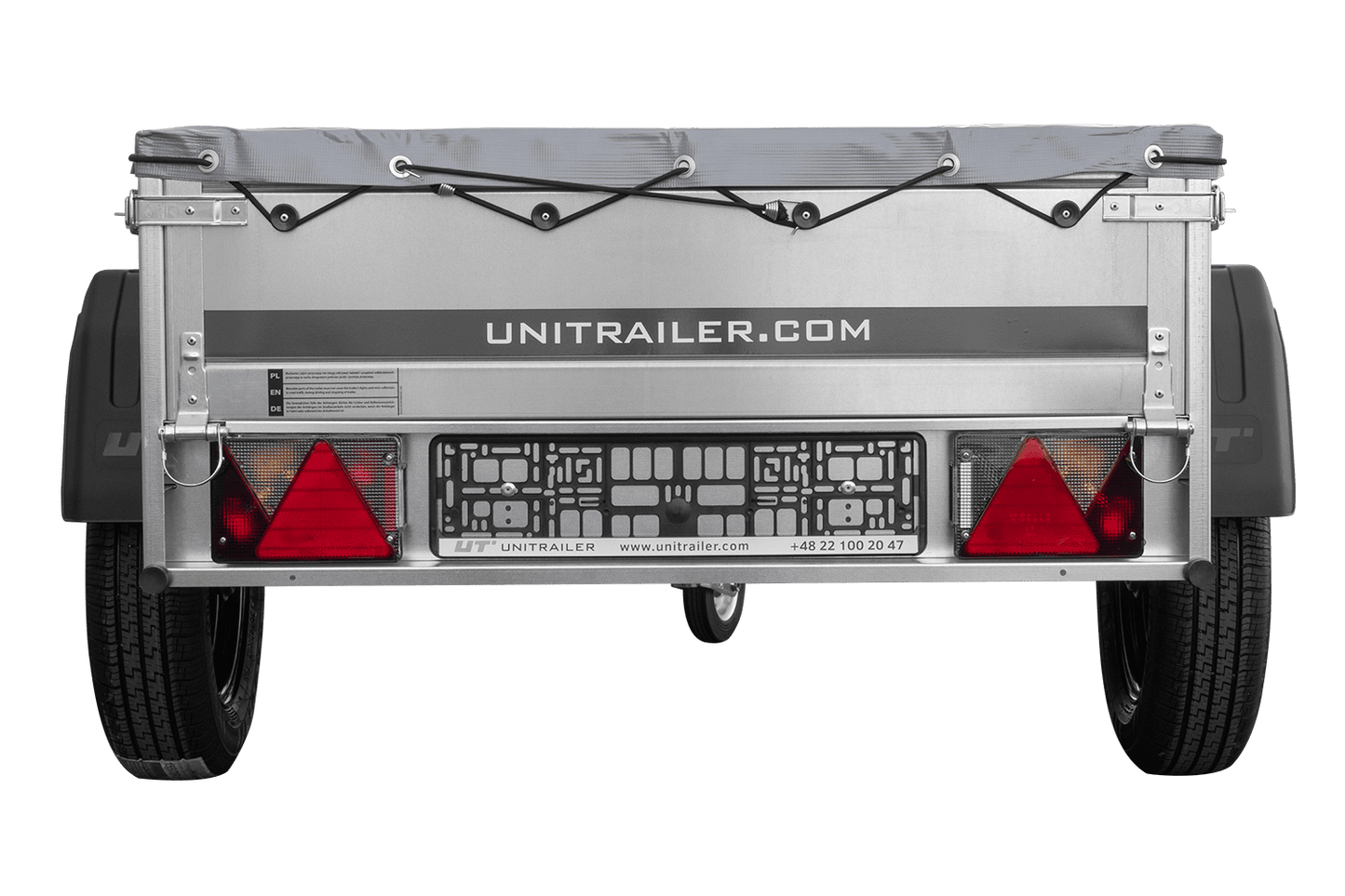 Kleinanhänger für Pkw Garden Trailer 150 KIPP 150x106 cm 750 kg [mit Flachplane, Planenträgern, Stützrad]