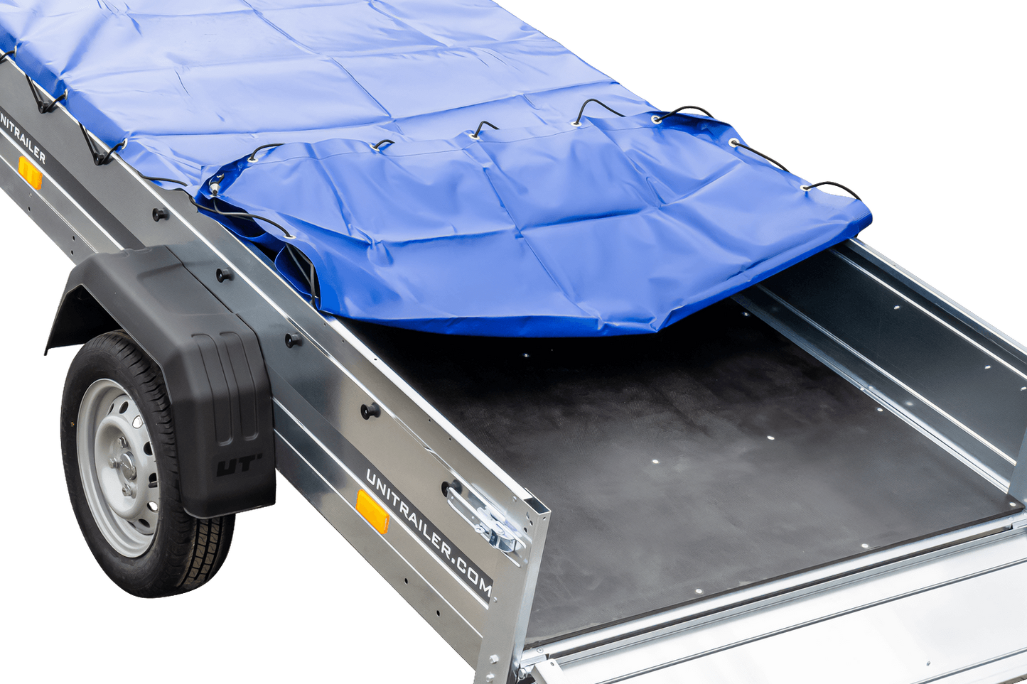Pkw-Kippanhänger Garden Trailer 230 KIPP [230 cm x 125 cm] mit Flachplane, Stützrad und Planenträger