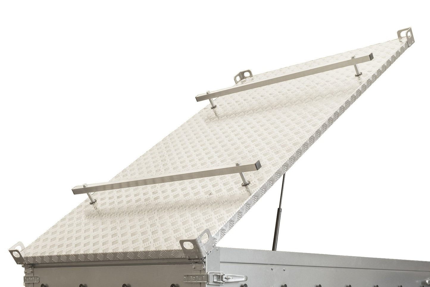 Leichter Anhänger 200x125 UNITRAILER GARDEN 201 KIPP mit BIS-Seitenwänden und Aluminiumabdeckung