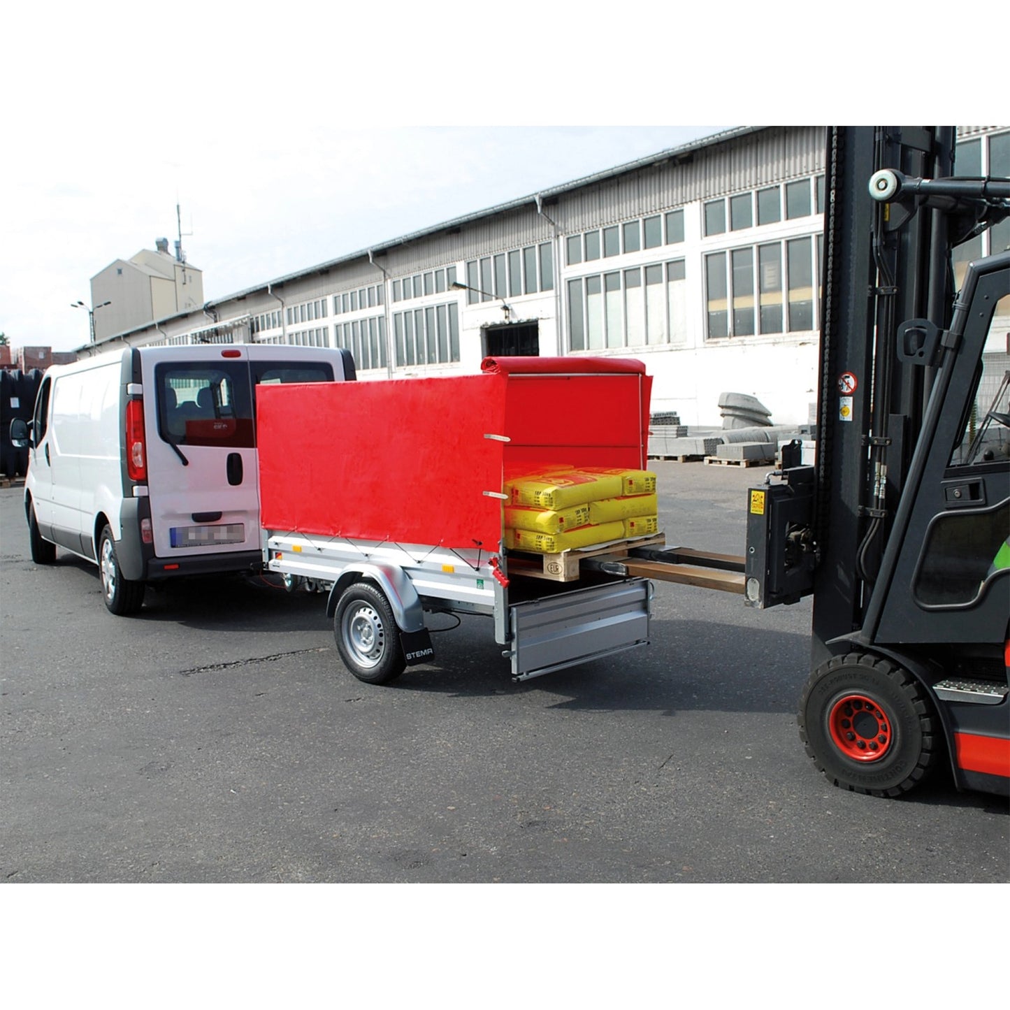 Stema Anhängerset Variolux 850 inkl. Hochplanenset 80 cm+Abstellstützen+Stützrad